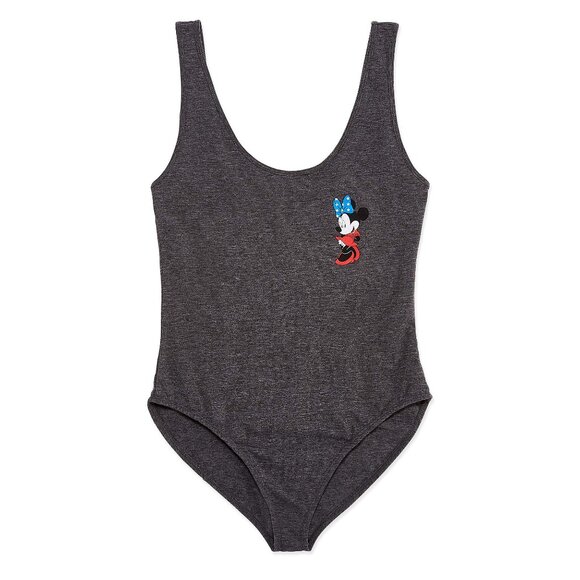 New! Disney Minnie Mouse Bodysuit Leotard Patriotic - Picture 1 of 4